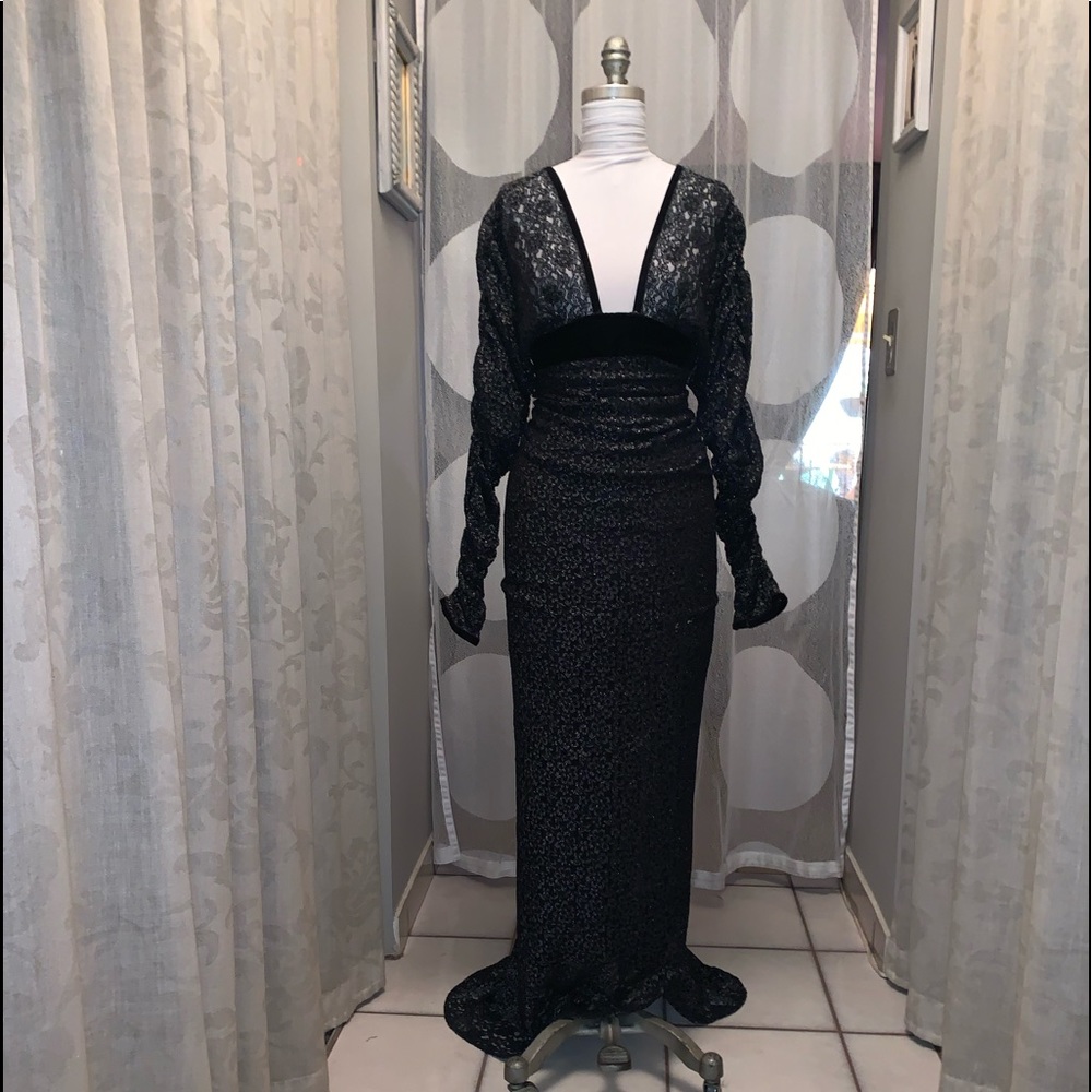 SOLD. Black Lace Dress